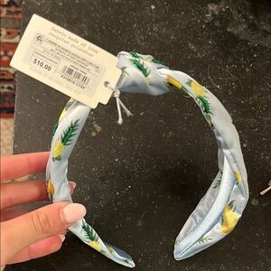 Floral Blue Headband